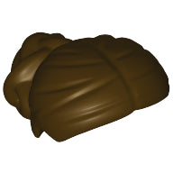 LEGO® los onderdeel Haar in kleur Donker Bruin 13251