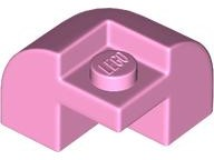 LEGO® los onderdeel Dakpan Gebogen in kleur Fel Roze 67810