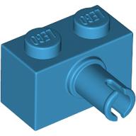 Plaatje in Gallery viewer laden, LEGO® los onderdeel Steen Aangepast Donker Azuurblauw 44865