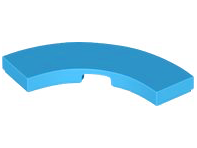 LEGO® los onderdeel Tegel Rond Donker Azuurblauw 79393