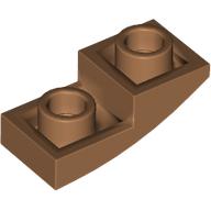 LEGO® los onderdeel Dakpan Gebogen Medium Noga 24201