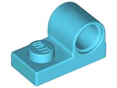 LEGO® los onderdeel Plaat Aangepast Medium Azuurblauw 11458