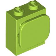 LEGO® los onderdeel Steen Aangepast in kleur Limoen 37452