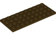 Plaatje in Gallery viewer laden, LEGO® los onderdeel Plaat Algemeen Donker Bruin 3030
