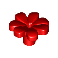 Plaatje in Gallery viewer laden, LEGO® los onderdeel Plant &amp; Struik in kleur Rood 32606