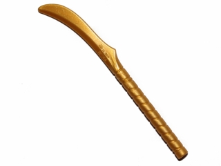LEGO® los onderdeel Wapen in kleur Parel Goud 11156