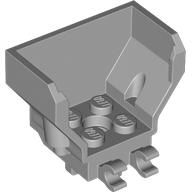 LEGO® los onderdeel Cockpit Licht Blauwachtig Grijs 98876