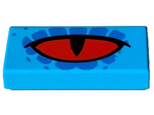 Plaatje in Gallery viewer laden, LEGO® Tegel met Motief Donker Azuurblauw 3069pb1183