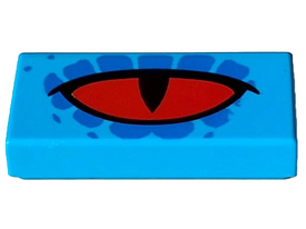 LEGO® Tegel met Motief Donker Azuurblauw 3069pb1183