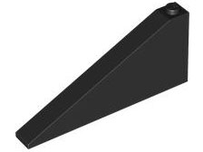 LEGO® los onderdeel Dakpan Algemeen in kleur Zwart 49618