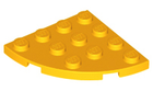 LEGO® los onderdeel Plaat Rond Helder Licht Oranje 30565