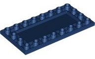 Plaatje in Gallery viewer laden, LEGO® los onderdeel Tegel Aangepast Donkerblauw 83496