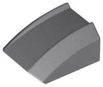 LEGO® Dakpan Gebogen Donker Blauwachtig Grijs 30602