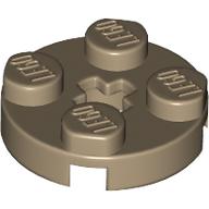 Plaatje in Gallery viewer laden, LEGO® los onderdeel Plaat Rond Donker Geelbruin 4032