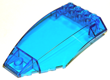 Plaatje in Gallery viewer laden, LEGO® los onderdeel Voorruit Doorzichtig Donkerblauw 45705