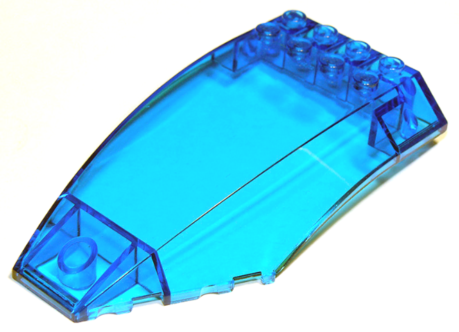 LEGO® los onderdeel Voorruit Doorzichtig Donkerblauw 45705