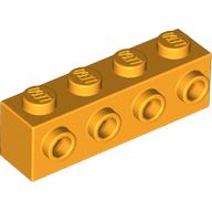 Plaatje in Gallery viewer laden, LEGO® onderdeel Steen Aangepast Helder Licht Oranje 30414
