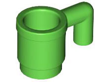 LEGO® los onderdeel Accessoire in kleur Fel Groen 3899