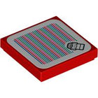 LEGO® los onderdeel Tegel met Motief Rood 3068pb2307