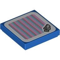 LEGO® los onderdeel Tegel met Motief Blauw 3068pb2309