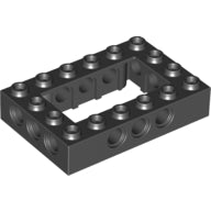 LEGO® los onderdeel Technische Steen in kleur Zwart 32531
