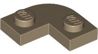 LEGO® los onderdeel Plaat Rond Donker Geelbruin 79491
