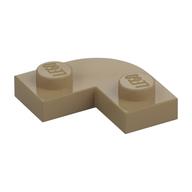 LEGO® los onderdeel Plaat Rond Donker Geelbruin 79491