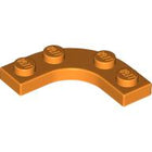 LEGO® los onderdeel Plaat Rond in kleur Oranje 68568