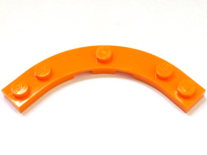 LEGO® los onderdeel Plaat Rond in kleur Oranje 80015
