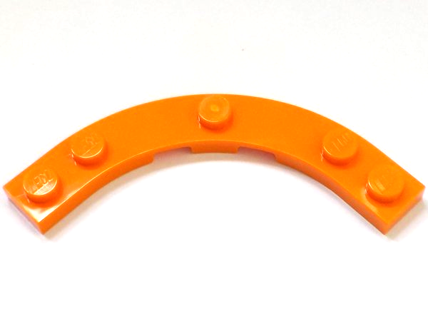 LEGO® los onderdeel Plaat Rond in kleur Oranje 80015