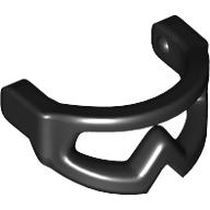 Plaatje in Gallery viewer laden, LEGO® los onderdeel Hoofddeksel Accessoire Zwart 46304