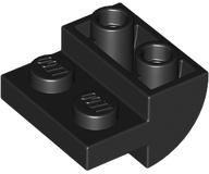Plaatje in Gallery viewer laden, LEGO® los onderdeel Dakpan Gebogen Omgekeerd Zwart 1750
