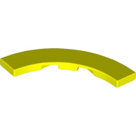LEGO® los onderdeel Tegel Rond in kleur Neon geel 27507