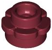 LEGO® los onderdeel Plaat Rond in kleur Donkerrood 24866