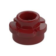 LEGO® los onderdeel Plaat Rond in kleur Donkerrood 24866