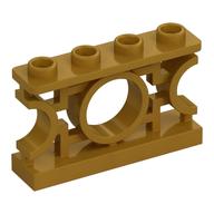 Plaatje in Gallery viewer laden, LEGO® los onderdeel Hek in kleur Parel Goud 5103