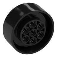 LEGO® los onderdeel Wiel in kleur Zwart 68327