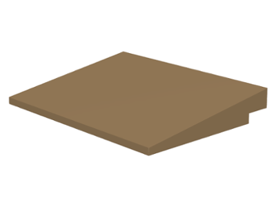 LEGO® los onderdeel Dakpan Algemeen Donker Geelbruin 4515