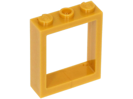 LEGO® los onderdeel Raamkozijn in kleur Parel Goud 51239