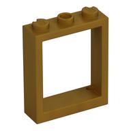 LEGO® los onderdeel Raamkozijn in kleur Parel Goud 51239