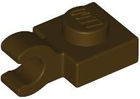 LEGO® los onderdeel Plaat Aangepast Donker Bruin 61252