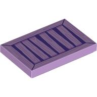 Plaatje in Gallery viewer laden, LEGO® los onderdeel Tegel met Motief Lavendel 26603pb359
