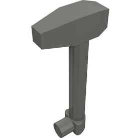 LEGO® Hoofddeksel Accessoire Donker Blauwachtig Grijs 61190d