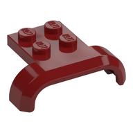 Plaatje in Gallery viewer laden, LEGO® los onderdeel Spatbord in kleur Donkerrood 28326