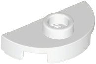 Plaatje in Gallery viewer laden, LEGO® los onderdeel Plaat Rond in kleur Wit 1745