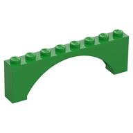 LEGO® los onderdeel Steen Boog in kleur Fel Groen 16577