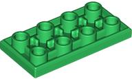 Plaatje in Gallery viewer laden, LEGO® los onderdeel Tegel Aangepast in kleur Groen 3395