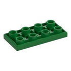 LEGO® los onderdeel Tegel Aangepast in kleur Groen 3395