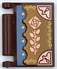 LEGO® Accessoire met Motief Roodachtig Bruin 24093pb067
