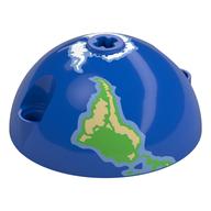 LEGO® los onderdeel Cilinder met Motief Blauw 4412pb02